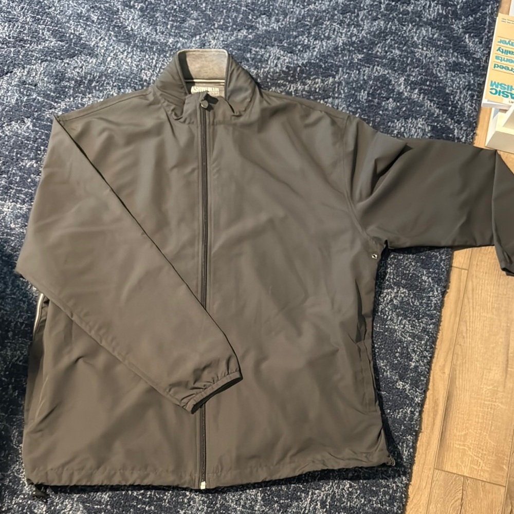 Ashworth Gray Windbreaker Lightweight Jacket